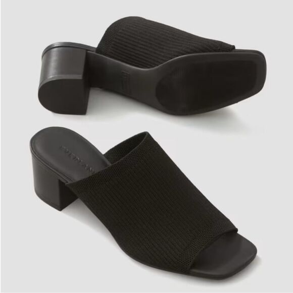 New Everlane The Glove Mule in ReKnit Black Size 11 - Picture 3 of 12
